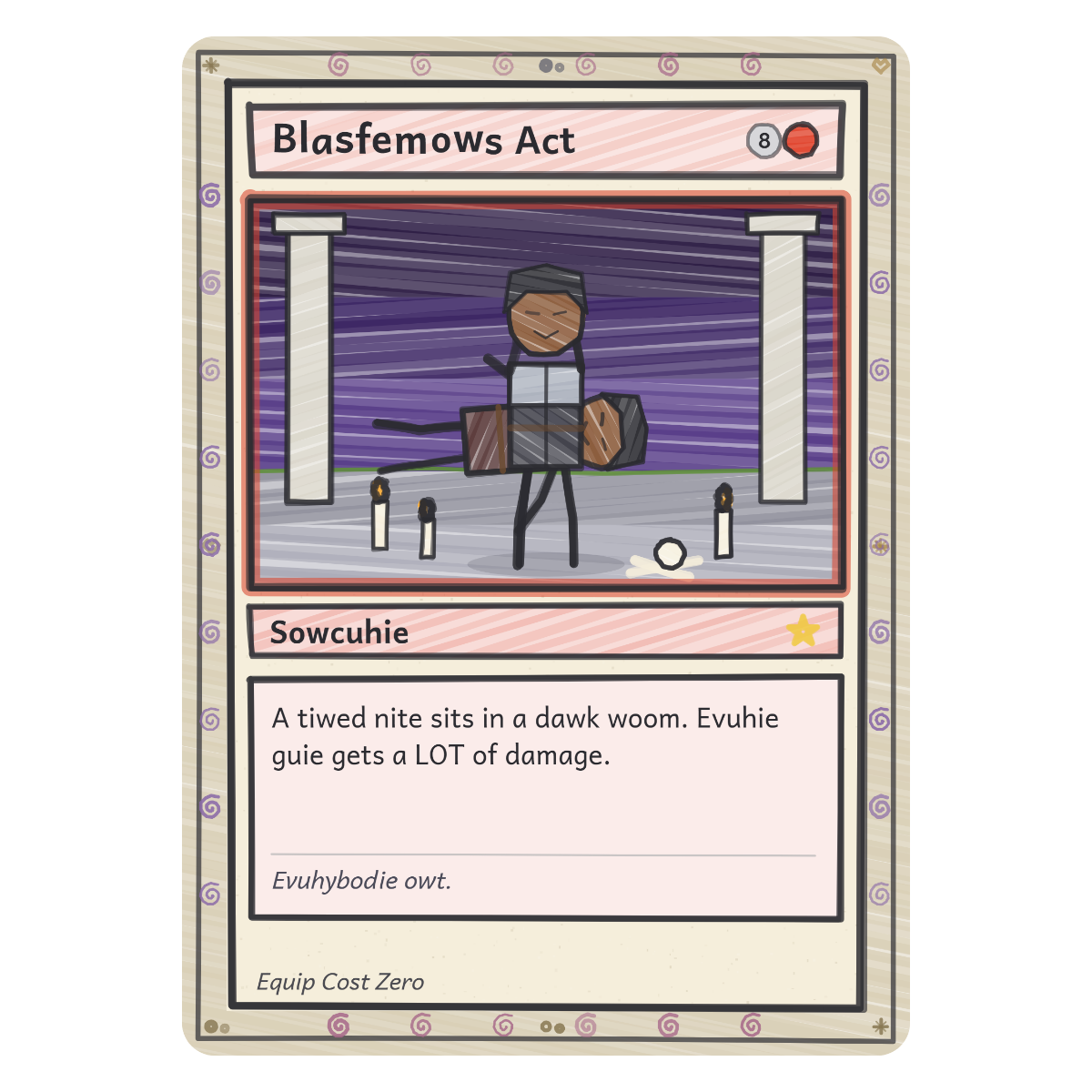 Blasfemows Act design