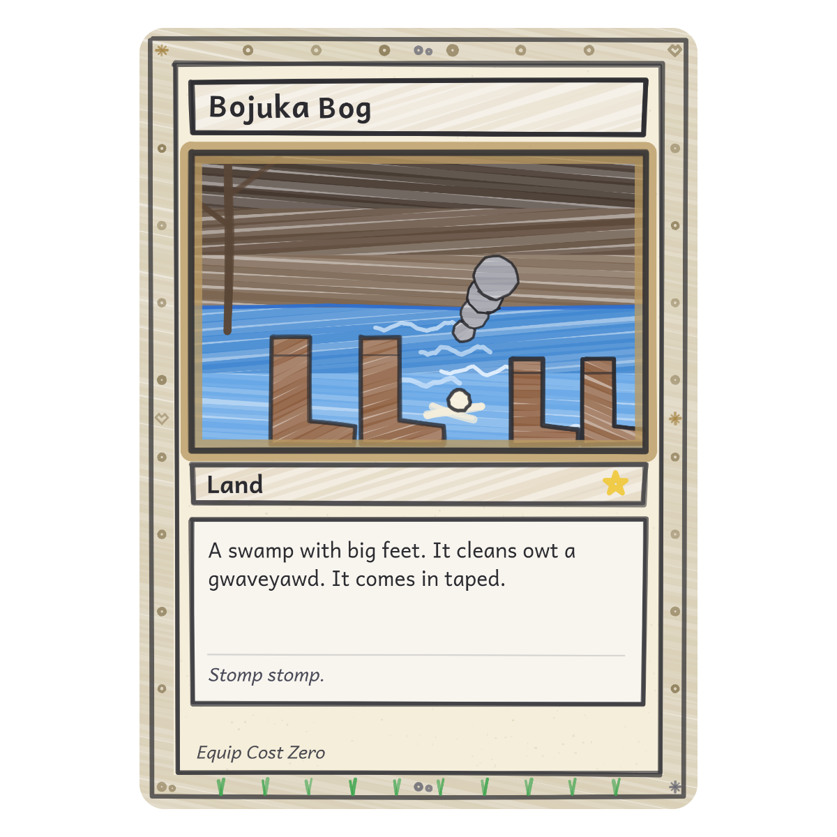 Bojuka Bog design