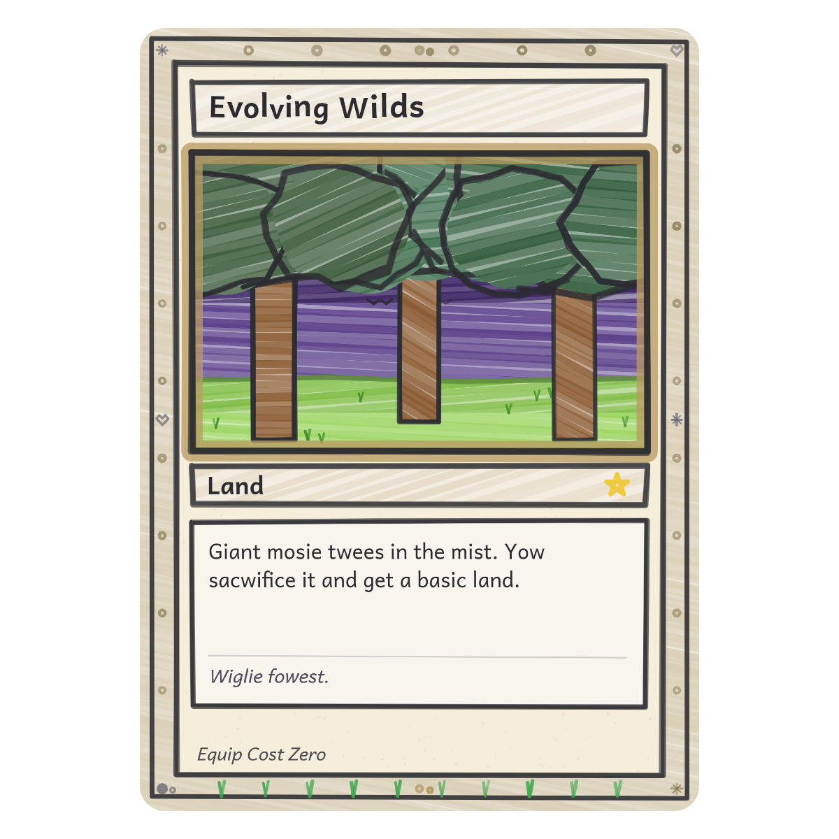 Evolving Wilds design