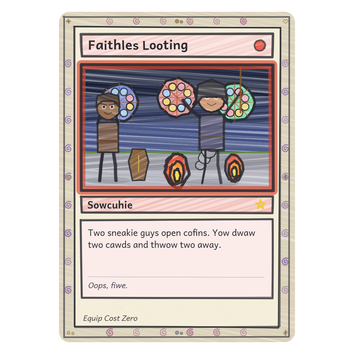 Faithles Looting design