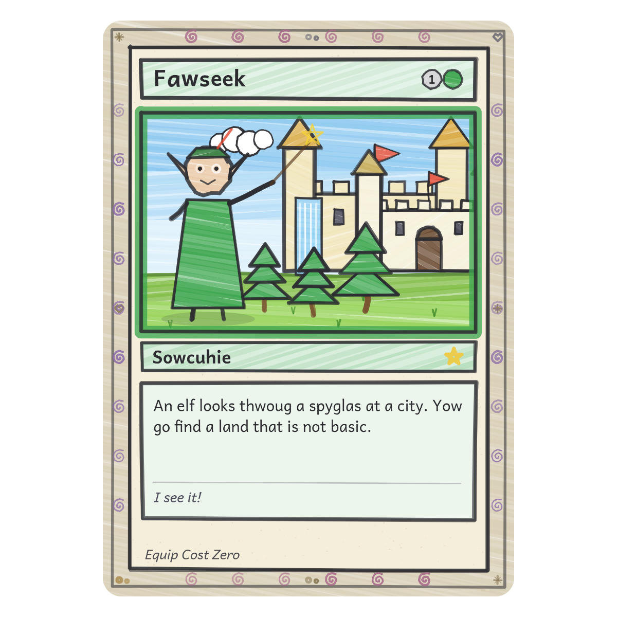 Fawseek design