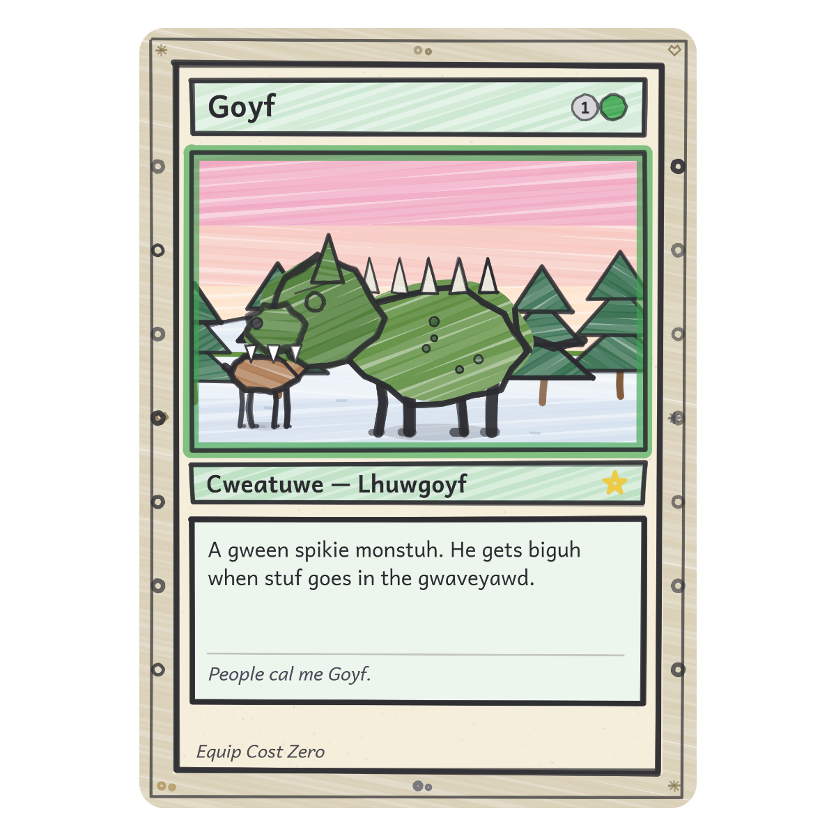 Goyf design