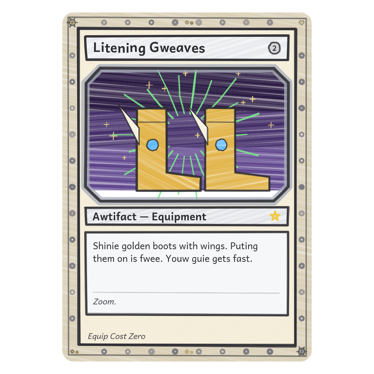 Litening Gweaves design