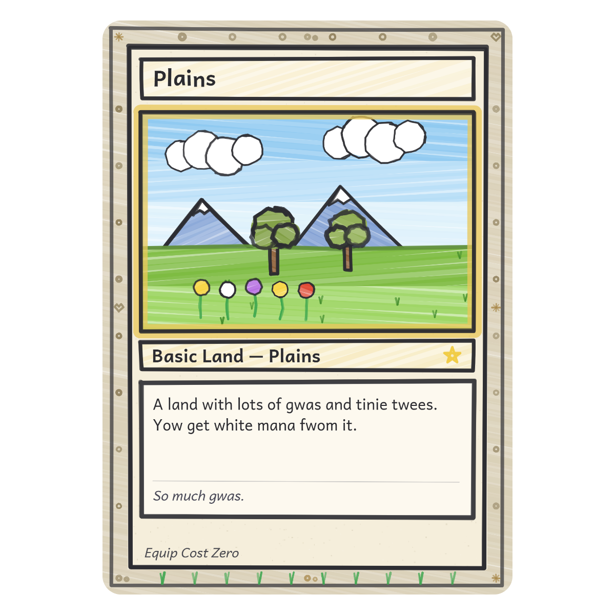 Plains design