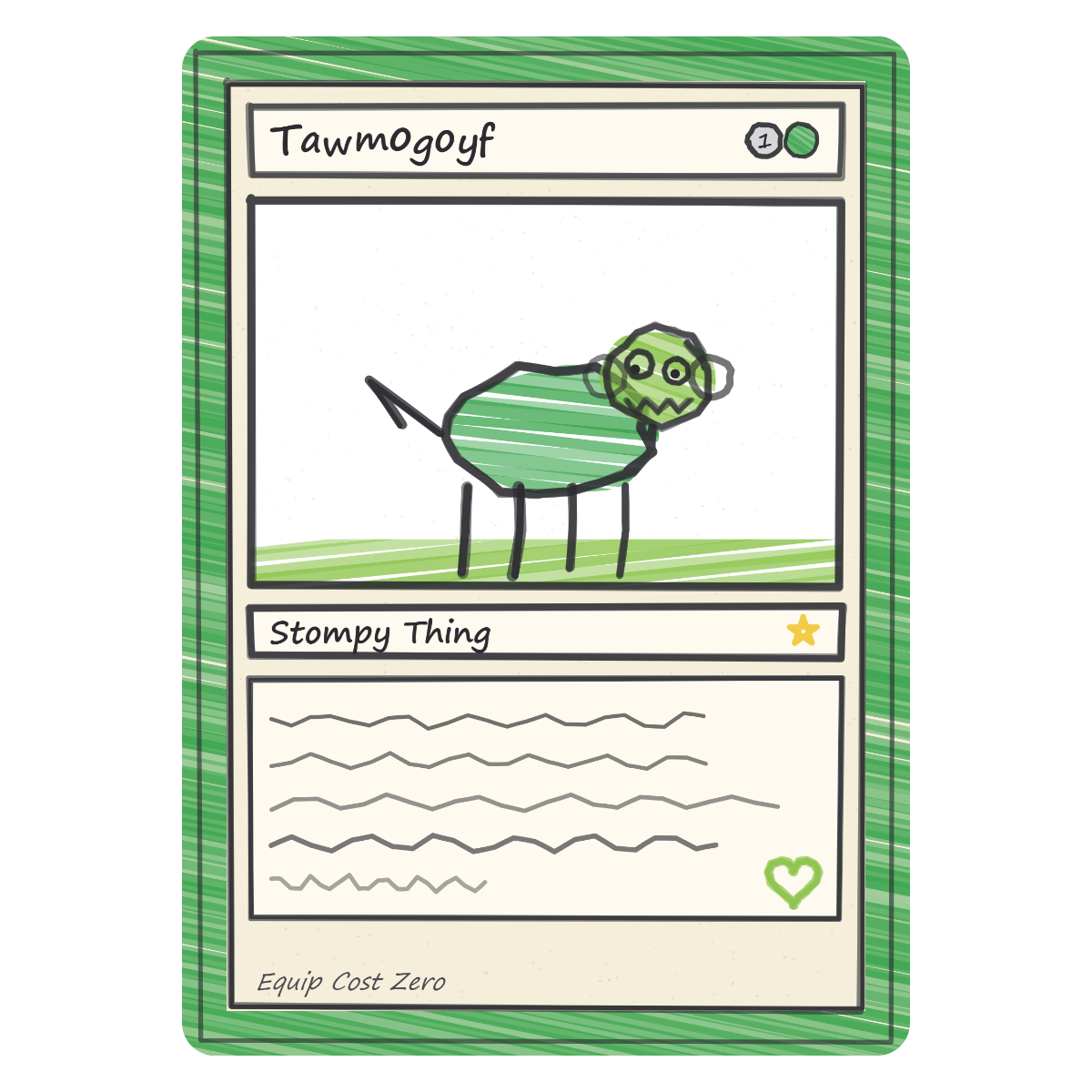 Tawmogoyf design