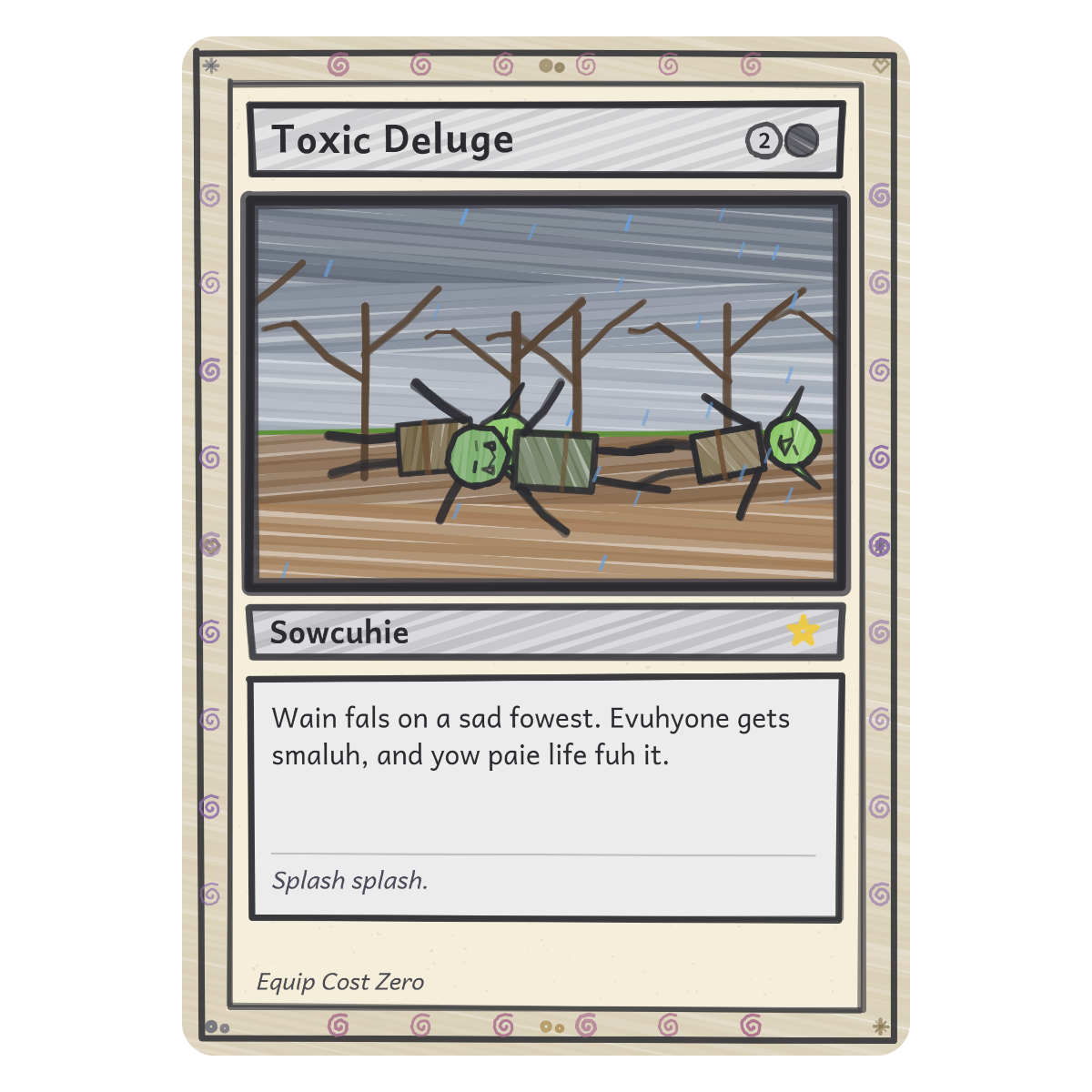 Toxic Deluge design