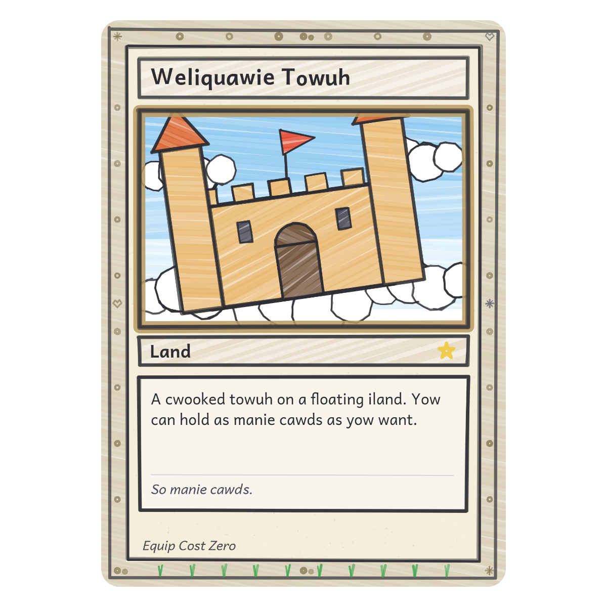 Weliquawie Towuh design